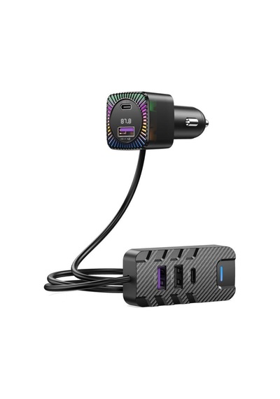 Premium Bcc13 Çok Fonksiyonlu Araç Şarj Adaptörü 5v3.1v Pratik Aparat Usb Adaptör Çift Çıkış