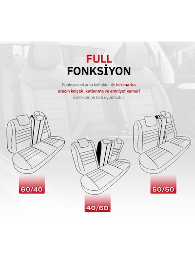 Otom Comfortline Design Premium Oto Koltuk Kılıfı - 550066790