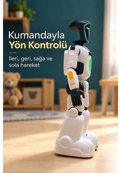 Hareket Sensörlü Robot Oyuncak Elle Yönlendirme Özellikli