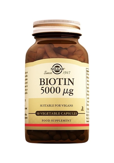 Solgar Biotin 5000 Mcg Takviye Edici Gıda 50 Kapsül