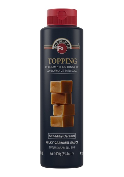 Sütlü Karamelli Topping Dondurma Sosu 1 Kg