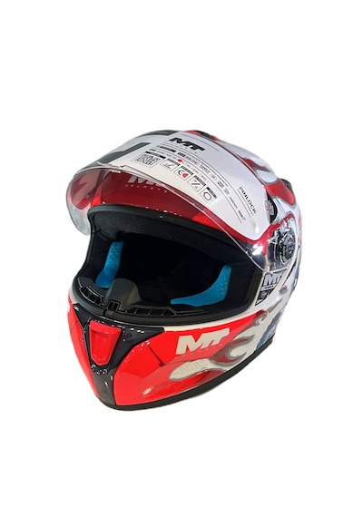 Mt Helmets Targo S Yamanaka 2025 A5 Kapalı Motosiklet Kaskı Kırmızı