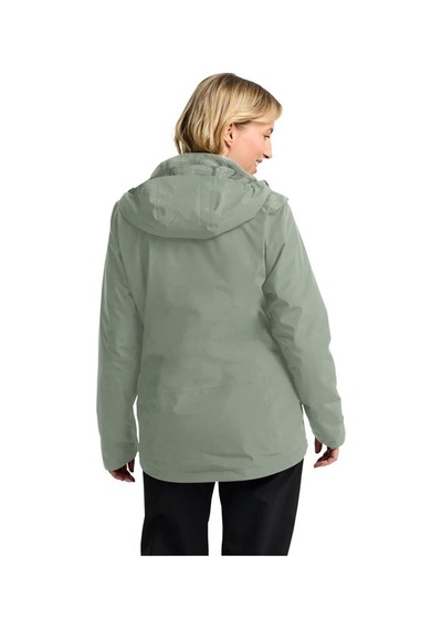 Jack Wolfskin Moonrise 3in1 Kadın Ceket Yeşil