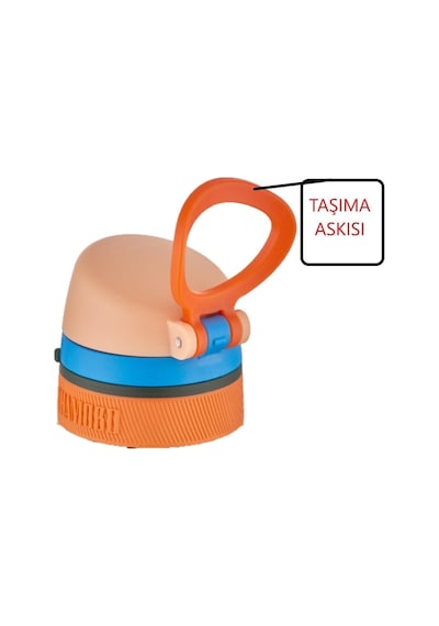 Shamobo 350 Ml Paslanmaz Çelik Pipetli Termos - Çocuk Termosu 6 Saate Kadar Isı Yalıtımı Turkuaz