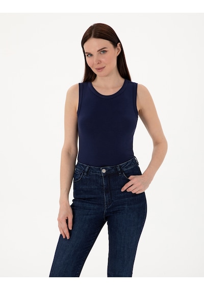Pierre Cardin Kadın Lacivert Bluz Örme 50305783-vr033 Lacivert
