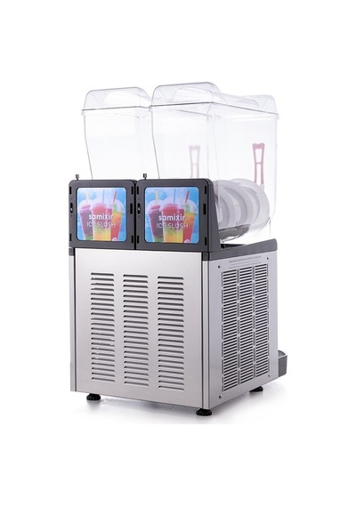 Samixir Twin Çiftli 12+12 Lt Slush Buzlaş Karlamaç Makinesi Slush-24-ı