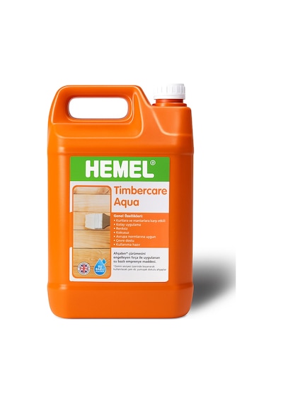 Hemel Timbercare Aqua Su Bazlı Emprenye Ahşap Koruyucu 5 Lt