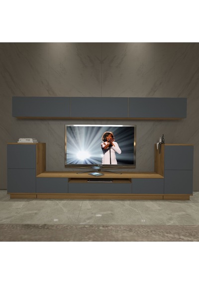 Decoraktiv Trendstyle 9s Mdf Tv Ünitesi Tv Sehpası Pera - Antrasit