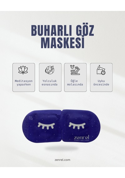 Kendiliğinden Isınan Buharlı Göz Maskesi 10 Adet