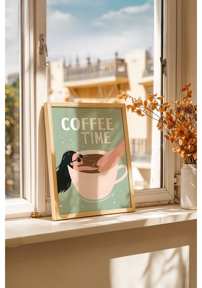 Minimal Mutfak Ruhunu Yansıtan Ahşap Çerçeveli Poster 44