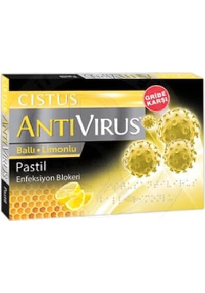 Cistus Pastil Ballı Limonlu