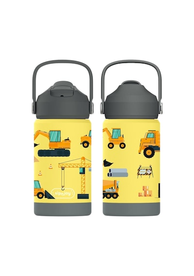 Sipnjoy - Flipsip Çocuk Su Termosu 360 Ml - Builder Buddy