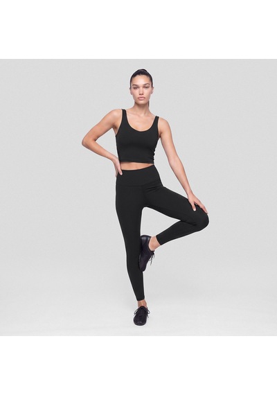 Qua Home Q Active Kadın Kalın Askılı Bra Siyah Beyaz