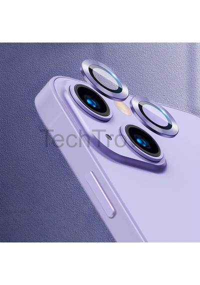 Apple İphone 13 Kamera Lens Koruyucu Parmak İzi Bırakmayan A+ Kalite Mor