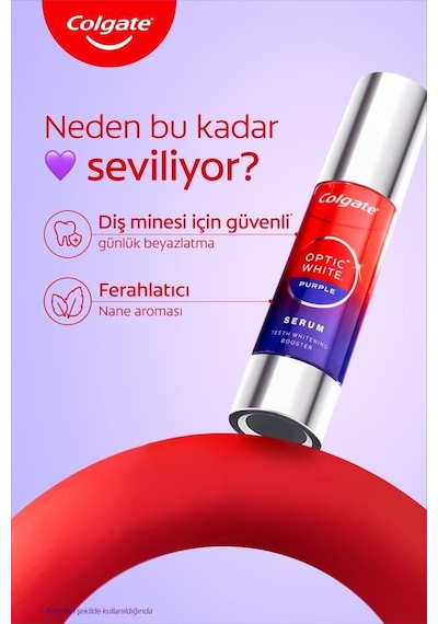 Colgate Optic White Purple Serum 40 Ml