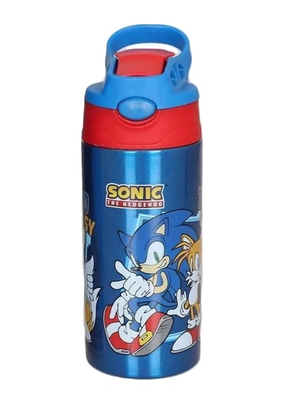 Okul Çantası ,sanslı Kalem Çantası - Sonic Çelik Suluk&matara MAvi