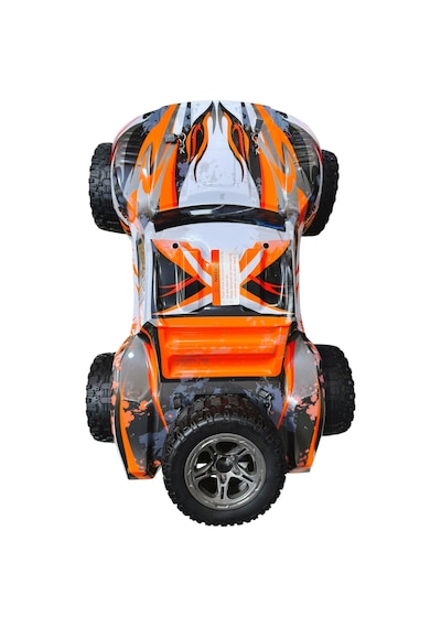 1:10 Scale 4wd Brushless Rc Araba - 60+ Km/h Yüksek Hızlı Araba - Off-road Extreme Adventure Turuncu