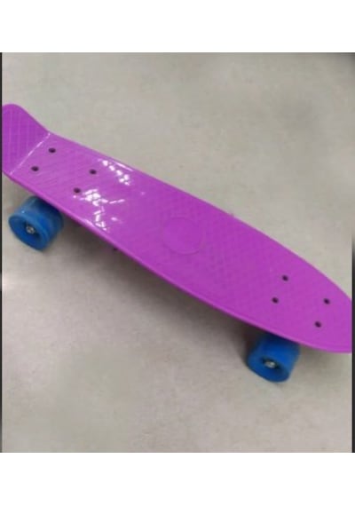 Triathlon T102 Pembe 4 Tekerli Kırılmaz Pvc Kaykay Çok Renkli