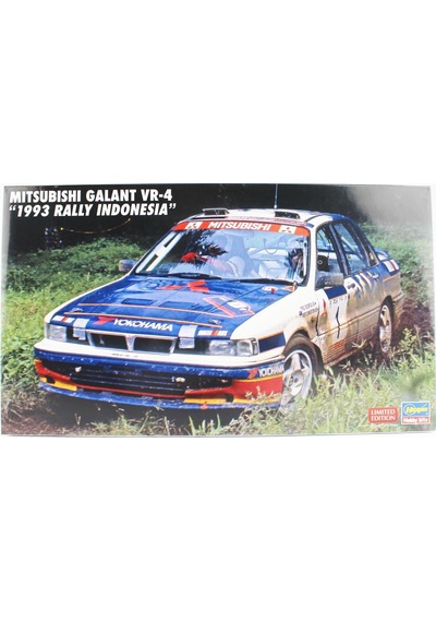 Hasegawa 20697 1/24 Ölçek, Mitsubishi Galant Vr-4 1993 Rally Indonesia , Limited Edition Yarış Aracı Plastik Model Kiti