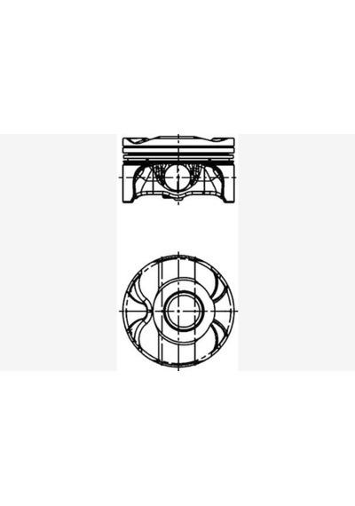 Piston - 581 - Segman 84.00mm Std Bmw N43 B20 E60 E87 E90 - Dpmıx-hb - E92 E93 Piston Segman