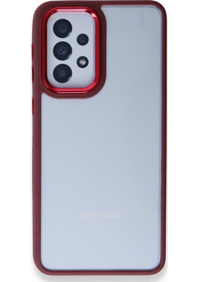 Samsung Uyumlu Galaxy A53 Kılıf Luna Lens Kamera Çerçeveli Silikon Kapak