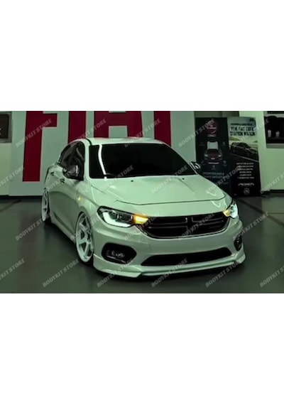 Egea Ön Tampon Eki Fiat Egea Ön Ek Karlık - Bodykit Store - İmalatçı Firmadan - Boyasız - Fiber