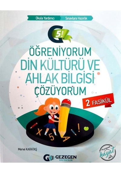 5. Sınıf Öğreniyorum Din Kültürü ve Ahlak Bilgisi Çözüyorum (2...