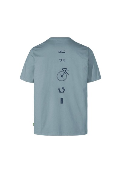 Vaude Spirit Bisiklet Yaka Erkek T-shirt 42755 Nordic Blue