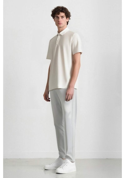 DeFactoFit Slim Fit Dar Kesim Standart Paça Esnek Multifonksiyonel Dokuma Sporcu Pantolon E3333AX25SPGR493