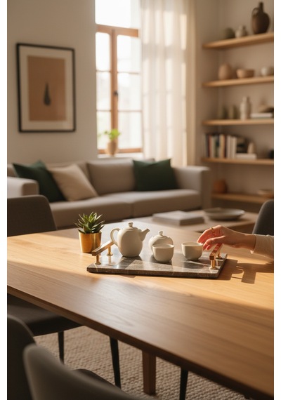 Akayev Mermer Antrasit Florya Altın 30x20 Cm Tepsi Antrasit