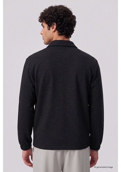 Tommy Life Siyah Rahat Form Erkek Ceket - 88494