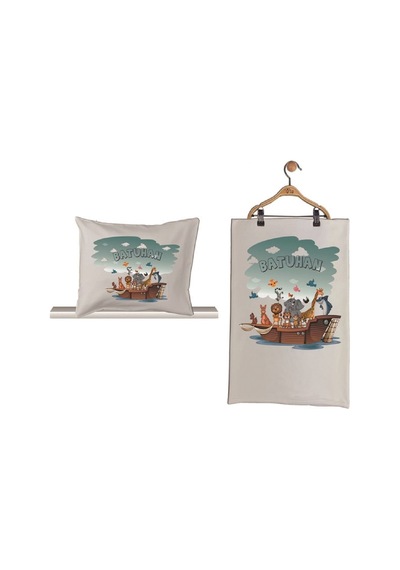 Pia Baby Gl 1947-02 İsme Özel Beşli Tulum Set Krem
