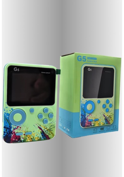 500 Oyun Hafızalı G5 Game Box Renkli Lcd Ekranlı Mh-hs6220-9684 Çok Renkli