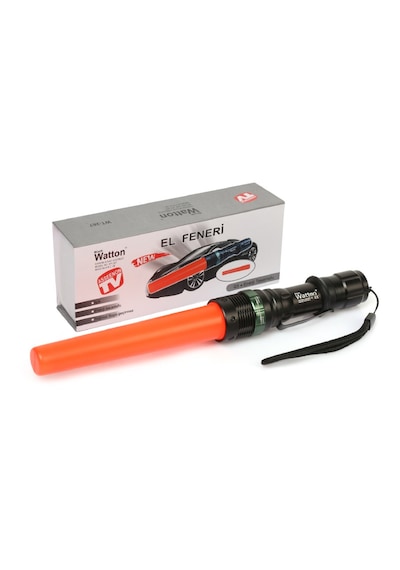 Watton Wt-267 Q5 Led Güçlü Pilli El Feneri Çok Renkli