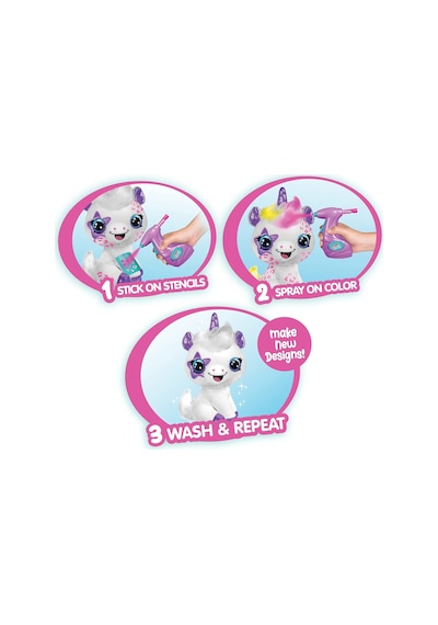 Airbrush Plush Peluş Unicorn