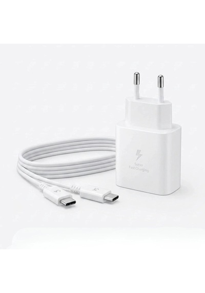 45w Süper Hızlı Şarj Adaptörü Usb-c Pd 3.0 Pps Fast Charger + 5a Type-c To Type-c Kablo 5468