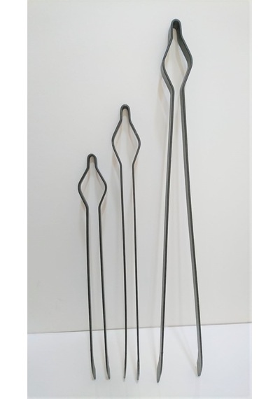 Demir Maşa - Mangal Soba Maşası - Şömine Maşası Ateş Maşası 3 Boy Küçük 40 Cm