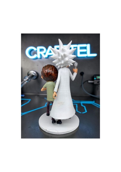 Rick Ve Morty 15 Cm Özel Tasarım Figür Seti - El Boyaması Koleksiyonluk Hobi Figürü