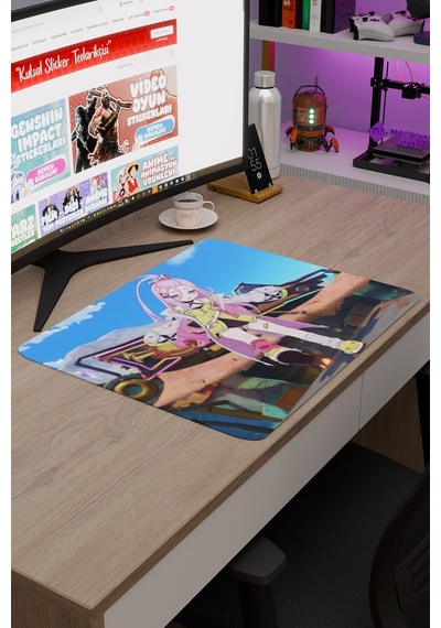Aino Genshin Impact Anime Oyuncu V5 - 48x40 Xl Gaming Mouse Pad Fare Altlığı