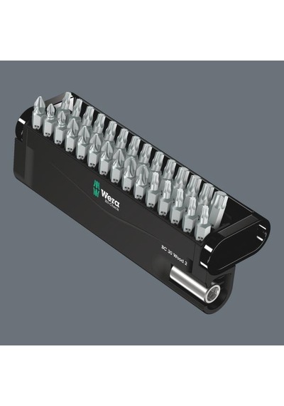 Wera 05057432001 Bit-check 30 Wood 2 Bits Uç Seti, Ahşap Uygulamalar İçin