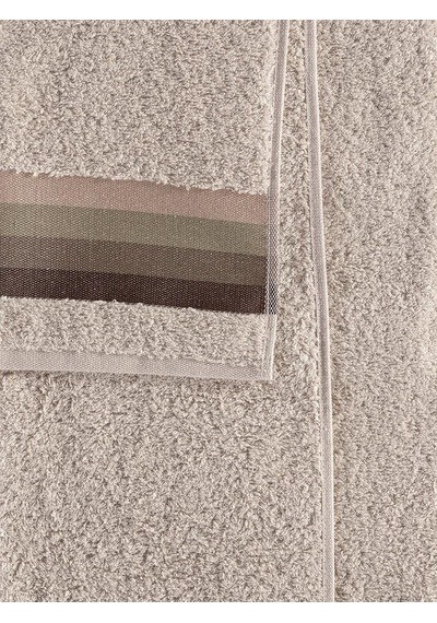 Polo %100 Pamuk 2 Li Havlu Takımı - 50x90, 70x140 Bej
