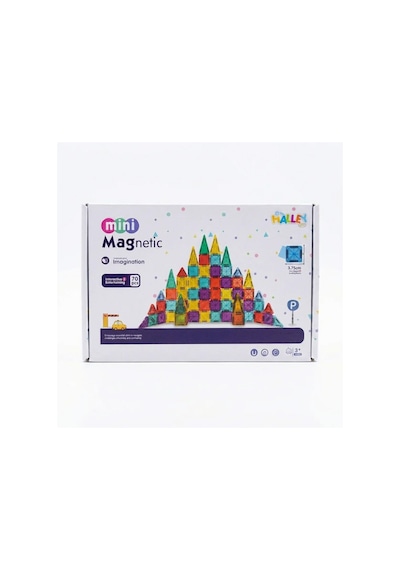Magnet Mini Yapı Blok Seti 70 Parça - 3.75 Cm Eğitici Manyetik Bloklar