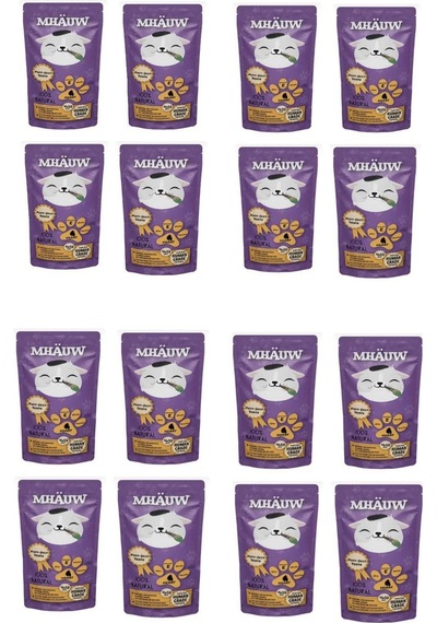 Mhauw Yürekli Kedi Çorbası 16 x 80 G