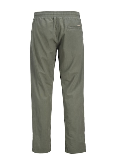 Jack & Jones Erkek Keten Karisimli Jogger Pantolon - Kane - 12248606 Agave Green Yeşil