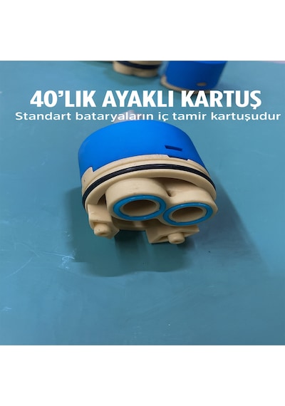 40' Lık Ayaklı Batarya Kartuşu Standart Aç Kapa Bataryalara Uyumludur Mix Model