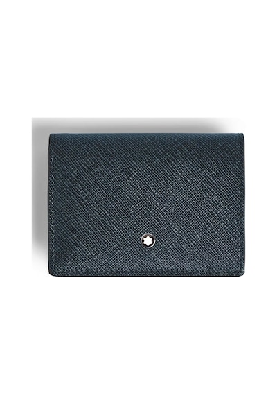 Mont Blanc Montblanc Sartorial Nano Continental Tweed Mavi Cüzdan 220380