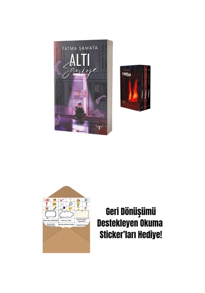 Altı Saniye + 17 Numara Serisi Kutulu Set Ciltli + Okuma Sticker'ları