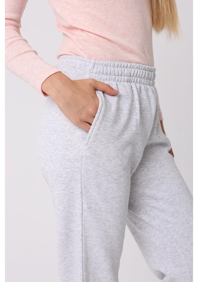 Defys Defy's Kadın İçi Polarlı 3 İplik Regular Fit Beli Ve Paçası Lastikli Gri Jogger Eşofman Altı Gri Melanj - 747316938 GRİ MELANJ Defys Defy's Kadın İçi Polarlı 3 İplik Regular Fit Beli Ve Paçası Lastikli Gri Jogger Eşofman Altı Gri Melanj - 747316938 GRİ MELANJ