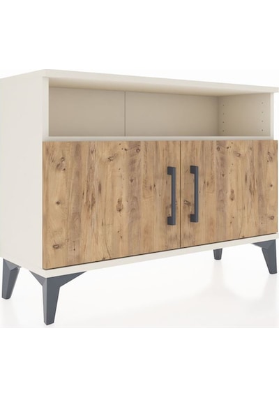 Arges Şifonyer 2 Raflı 2 Kapaklı 88x30x64 Aytaşı-çam Aytaşı