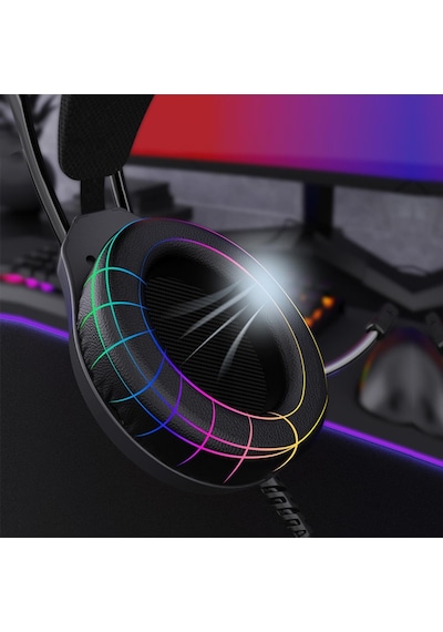 Dm T710 Rgb 7.1 Usb Mikrofonlu Gaming Oyuncu Kulaklığı